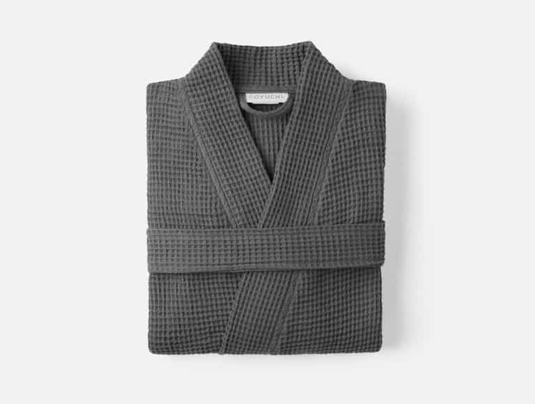 Unisex Organic Waffle Robe