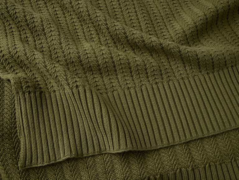 Casa Loma Organic Knit Throw