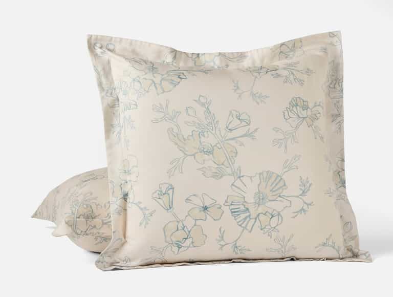 Romneya Organic Print Sham