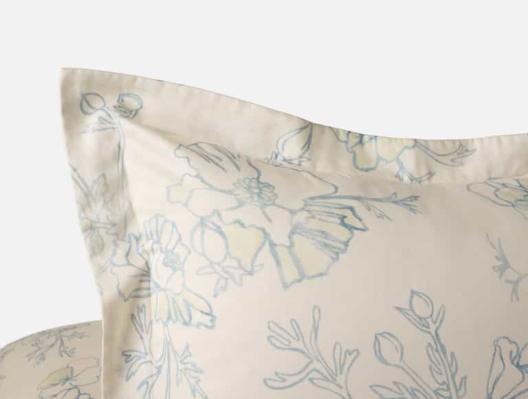 Romneya Organic Print Sham
