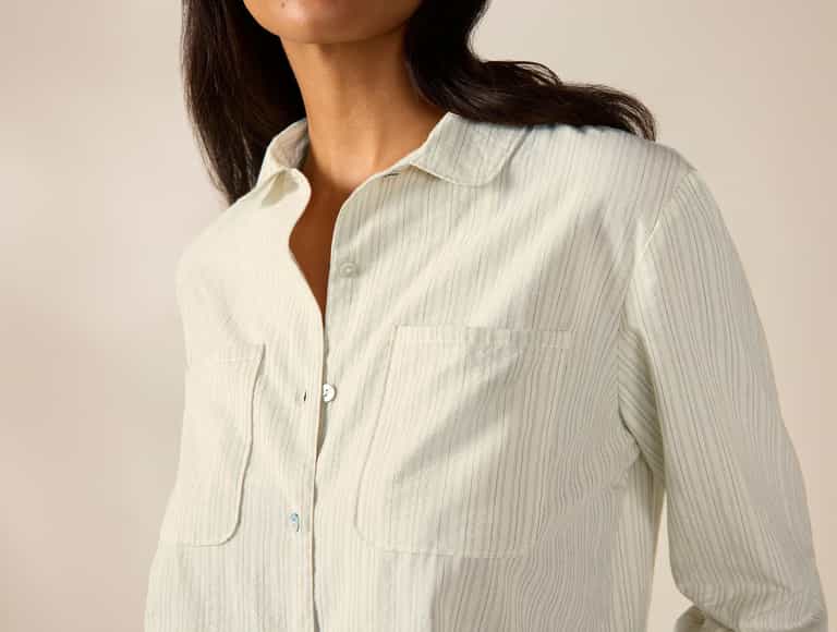 Women's Isla Organic Cotton Long Sleeve Pajama Set