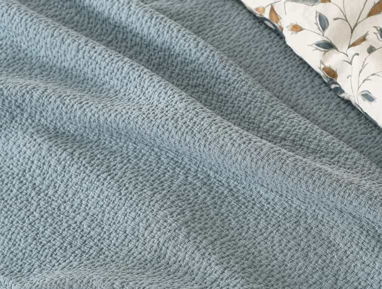Cascade Organic Matelasse Coverlet
