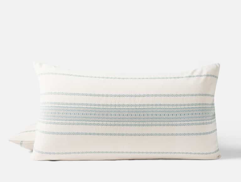 Rippled Stripe Organic Sham
