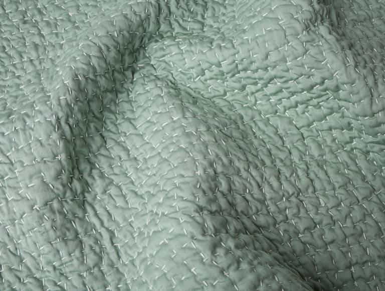 Pebbled Handstitched Organic Toddler Quilt