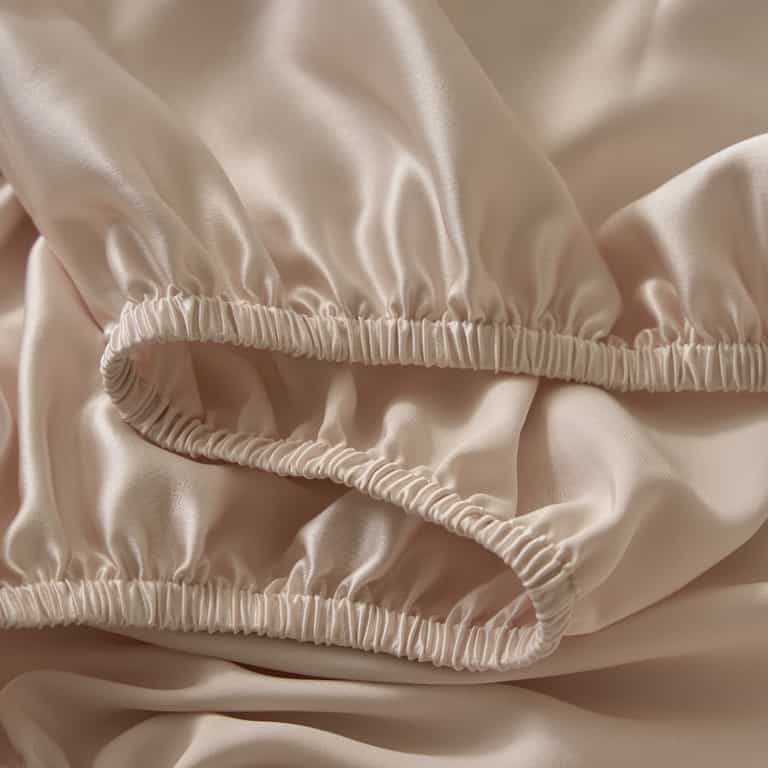 Charmeuse Silk Fitted Sheet - Machine Washable