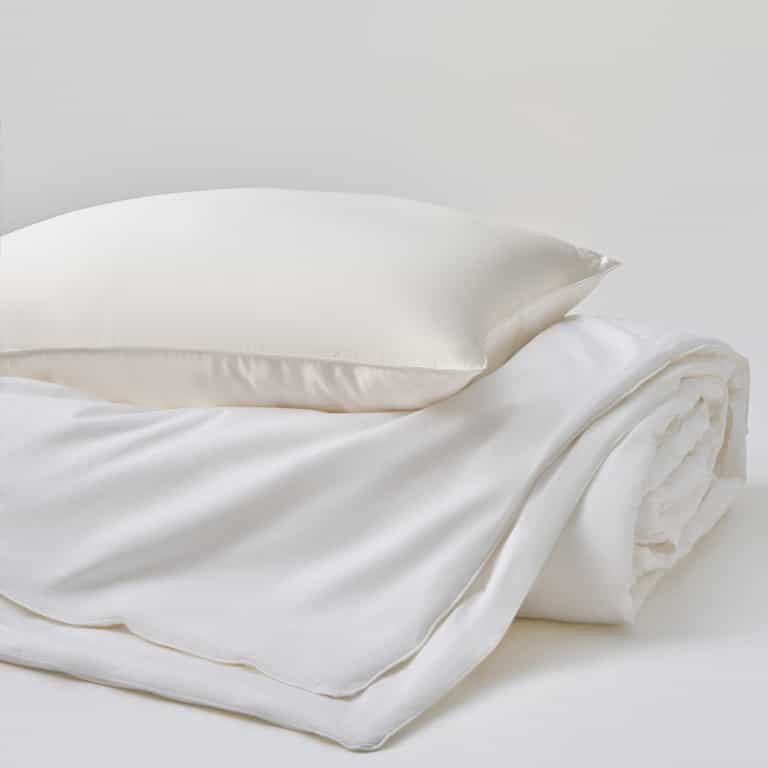 All Season Silk Filled Comforter with Cotton Shell