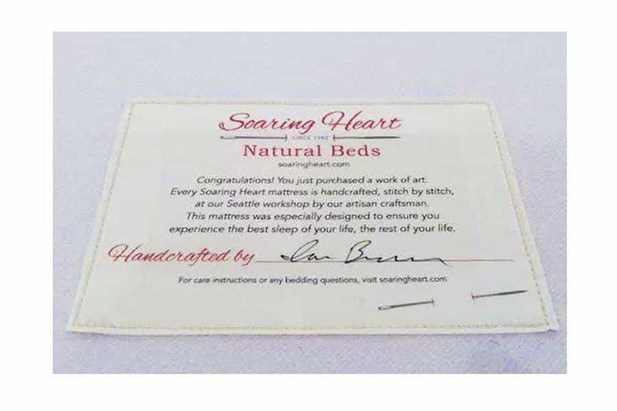 Soaring Heart Organic Shikibuton - Latex 3.5"