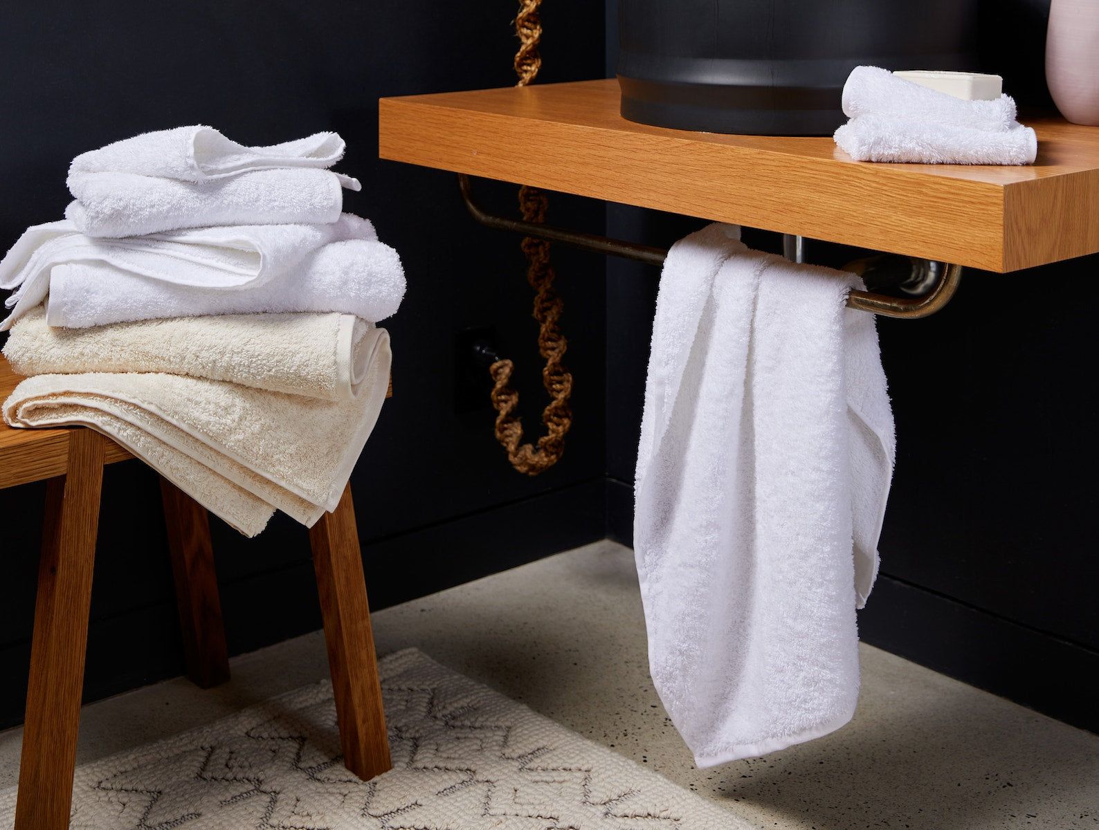 Cloud Loom™ Organic Towels | Undyed | Alpine White