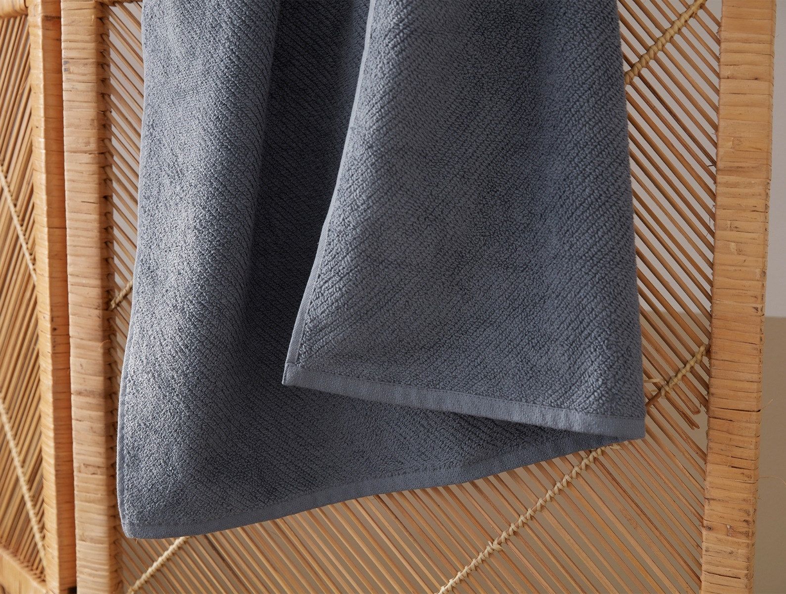 Air Weight® Organic Towels | Steel Blue