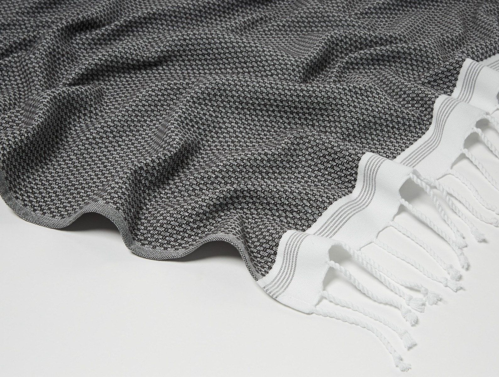 Mediterranean Organic Towels | Shadow w/Deep Pewter