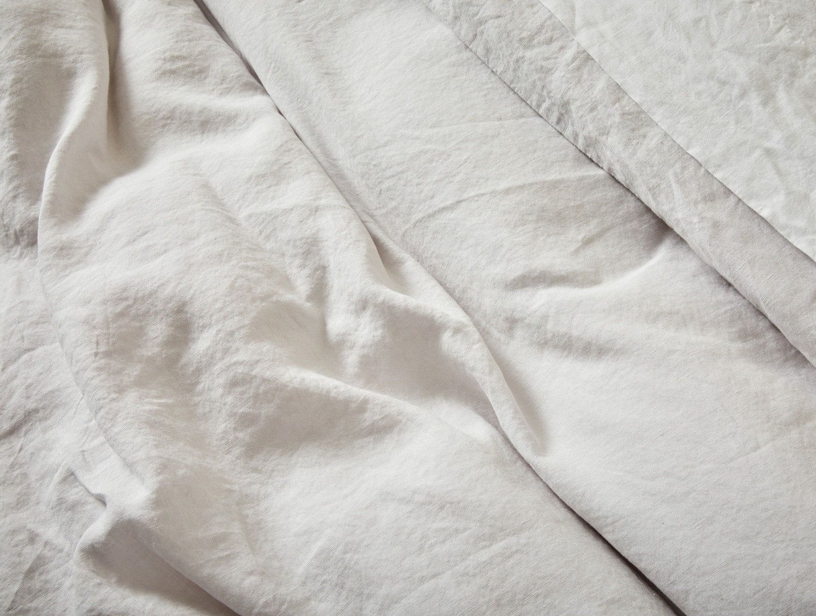 Organic Relaxed Linen Sham | Fog