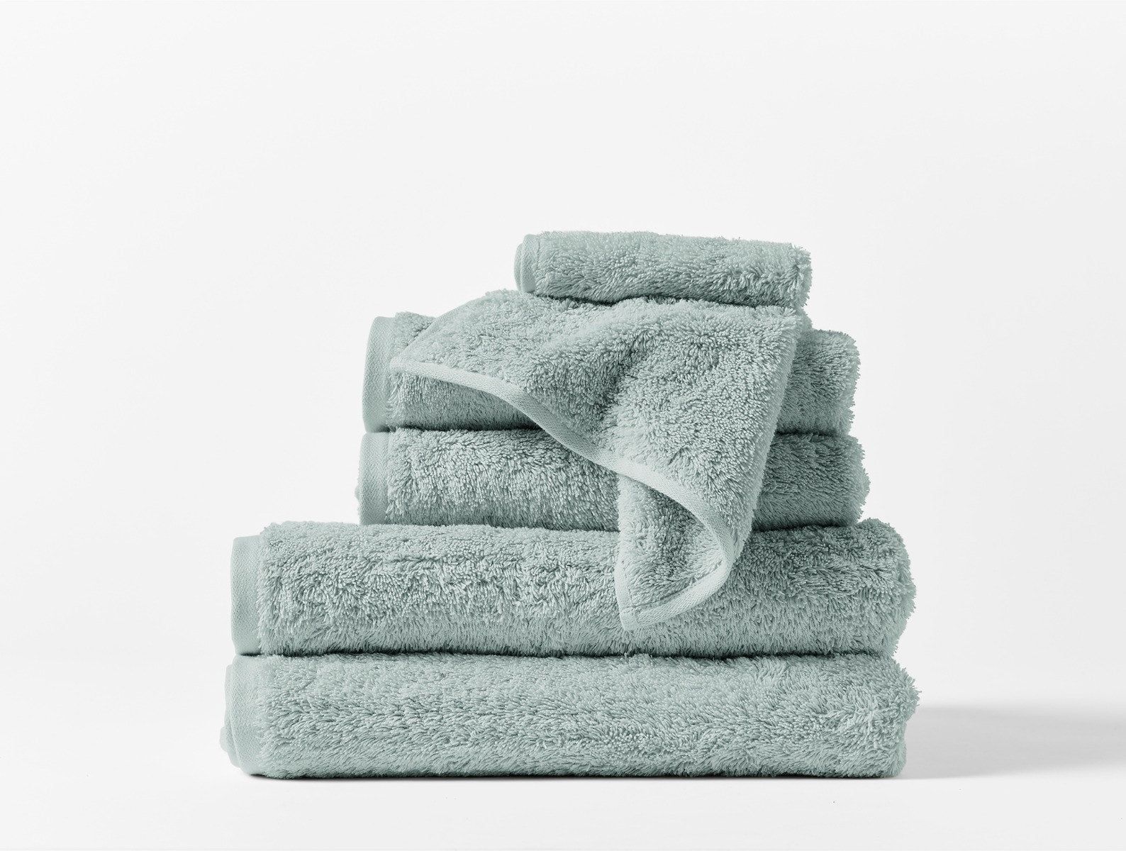 Cloud Loom™ Organic Towels | Palest Ocean