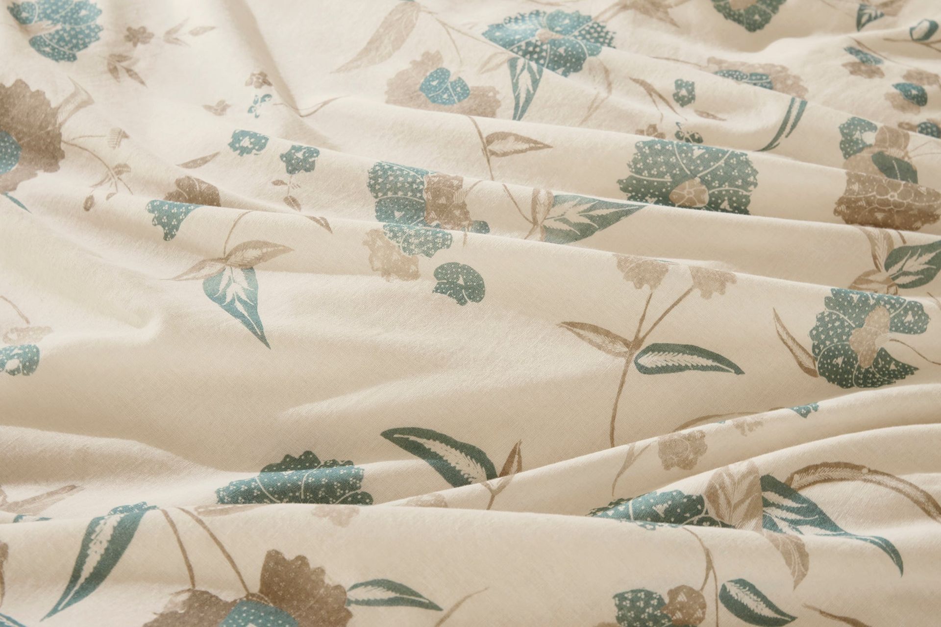 Aurora Print Duvet Cover | Natural w/Surf