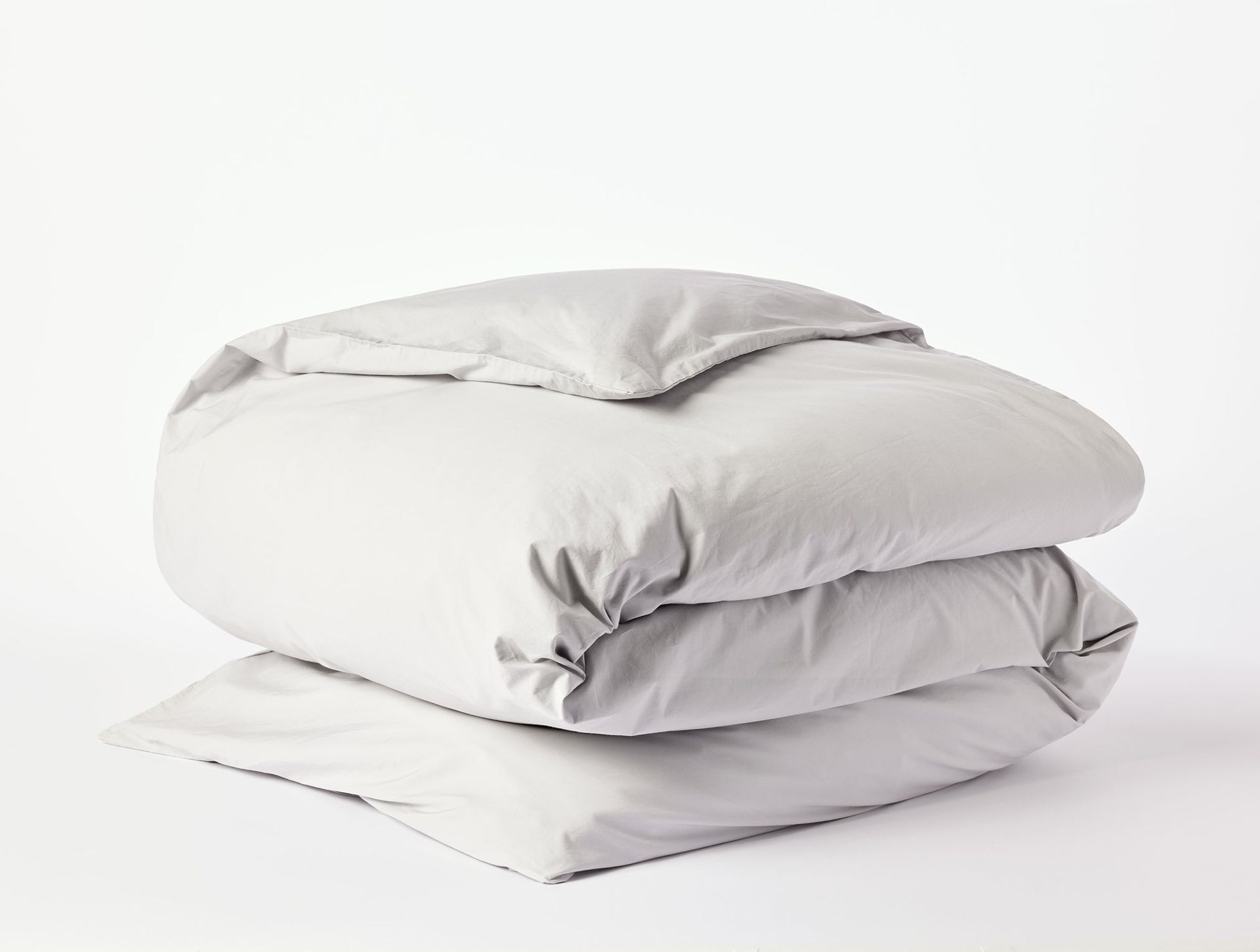 300 Thread Count Organic Percale Duvet Cover | Seal