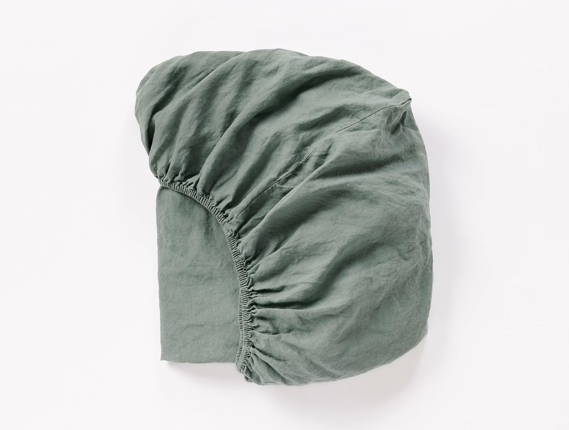 Organic Relaxed Linen Fitted Sheets | Juniper