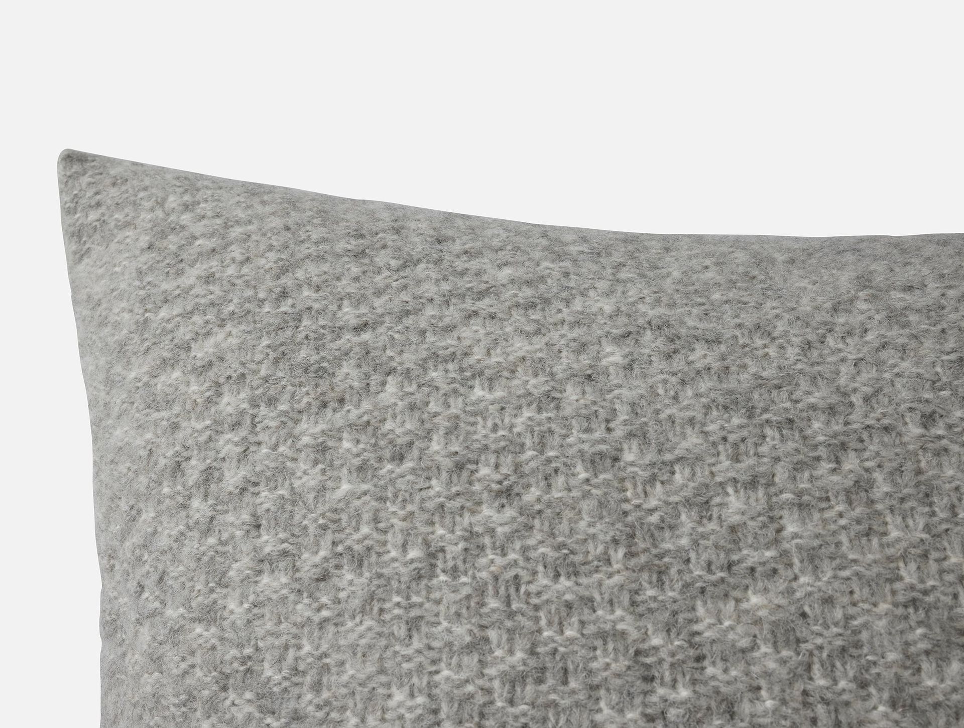 Cordillera Alpaca Cotton Decorative Pillow Cover | Gray Heather