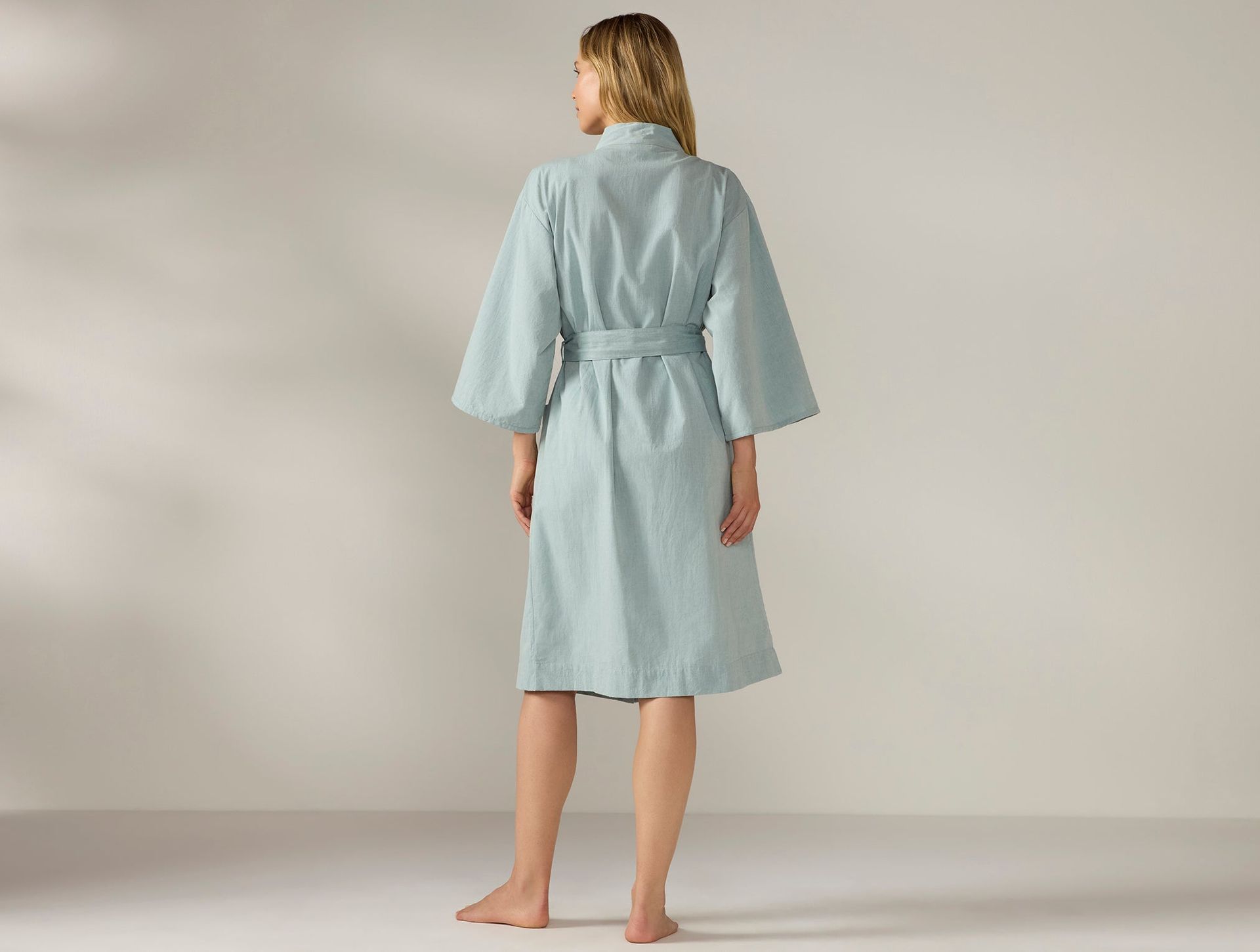 Women's Isla Organic Cotton Robe | Surf Chambray