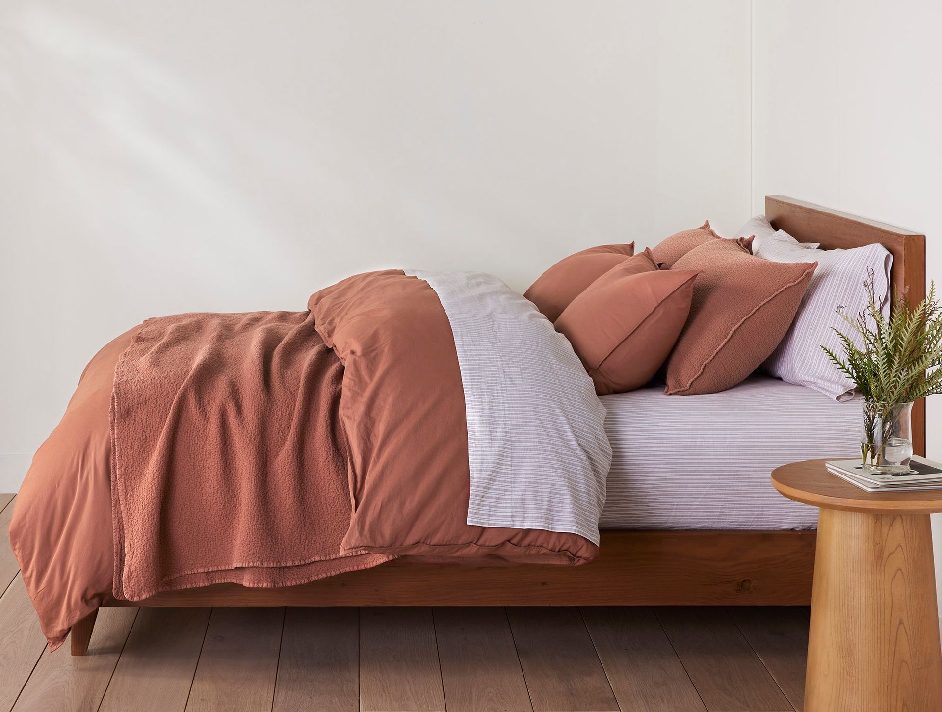 Organic Crinkled Percale™ Sheet Sets | Sedona