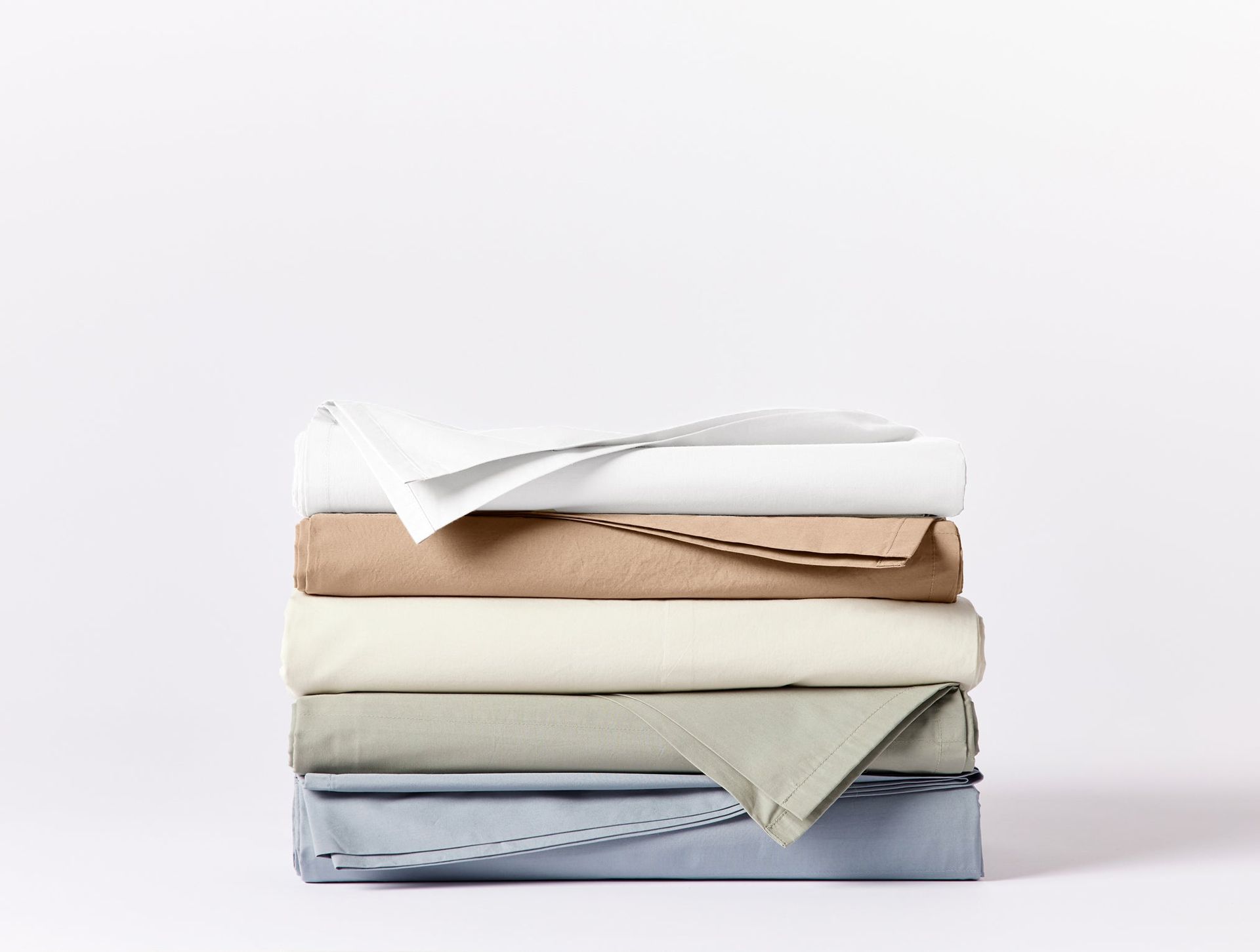 300 Thread Count Organic Percale Sheet Set - Coyuchi | Undyed