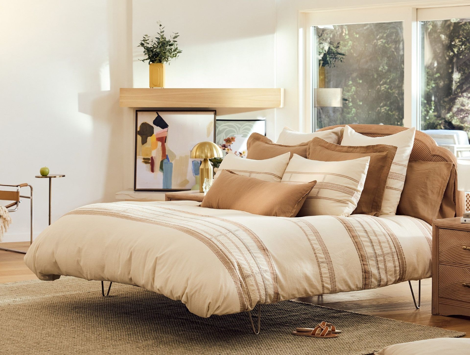 Organic Relaxed Linen Lumbar Pillow Cover | Doe