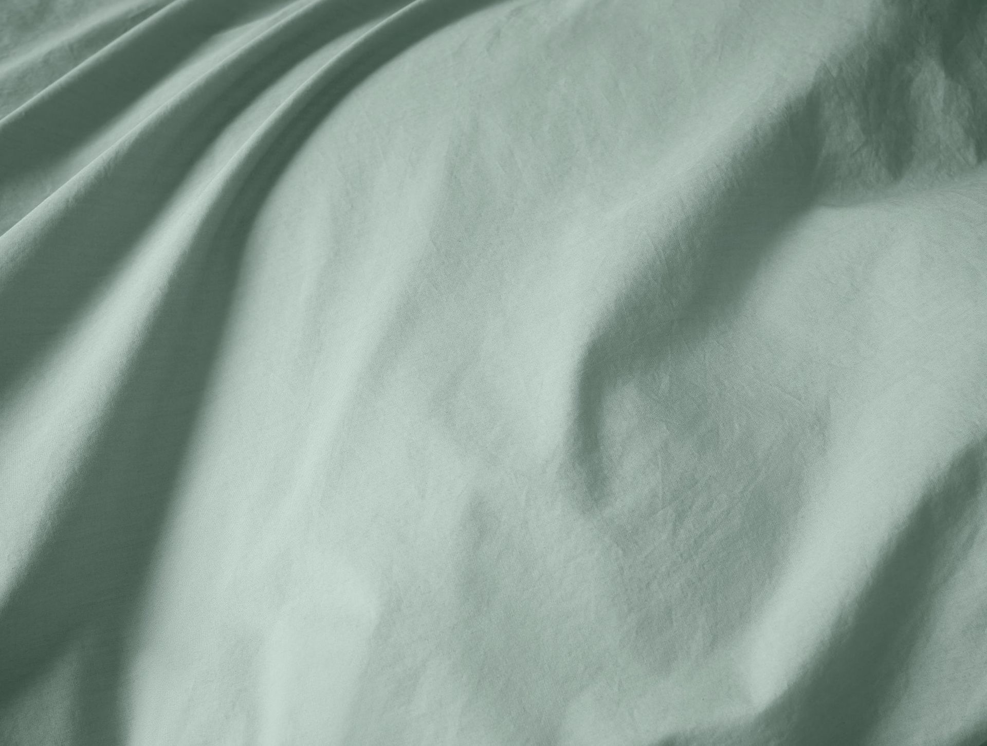 Refined Organic Percale Fitted Sheet - Coyuchi | Seafoam