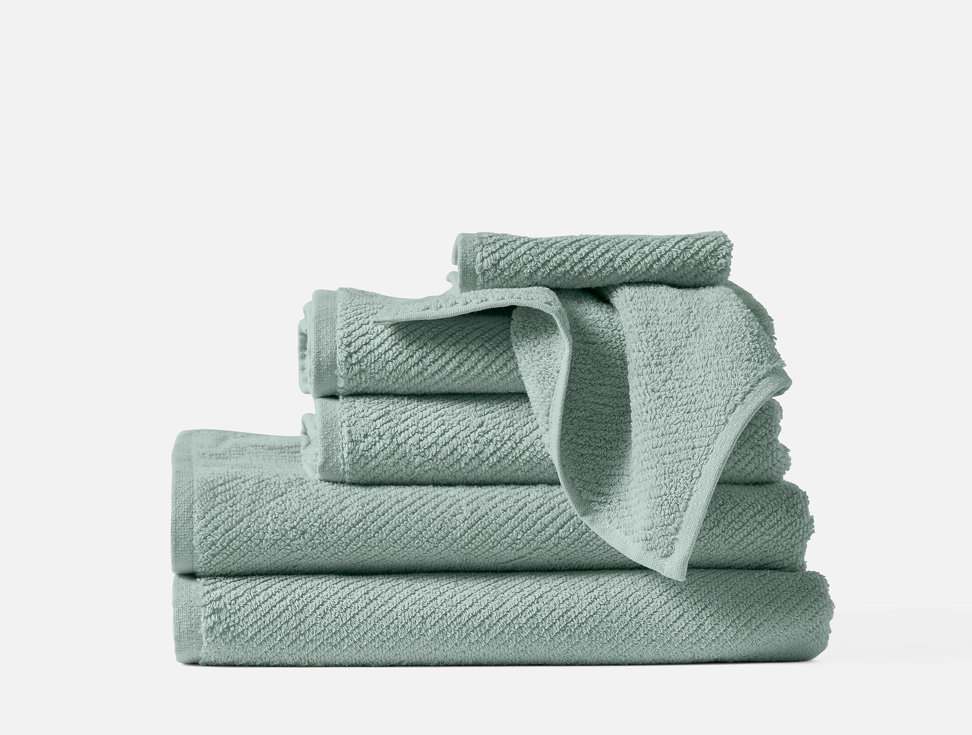 Air Weight® Organic Towels - Set of 6 - Coyuchi | Sea Mist