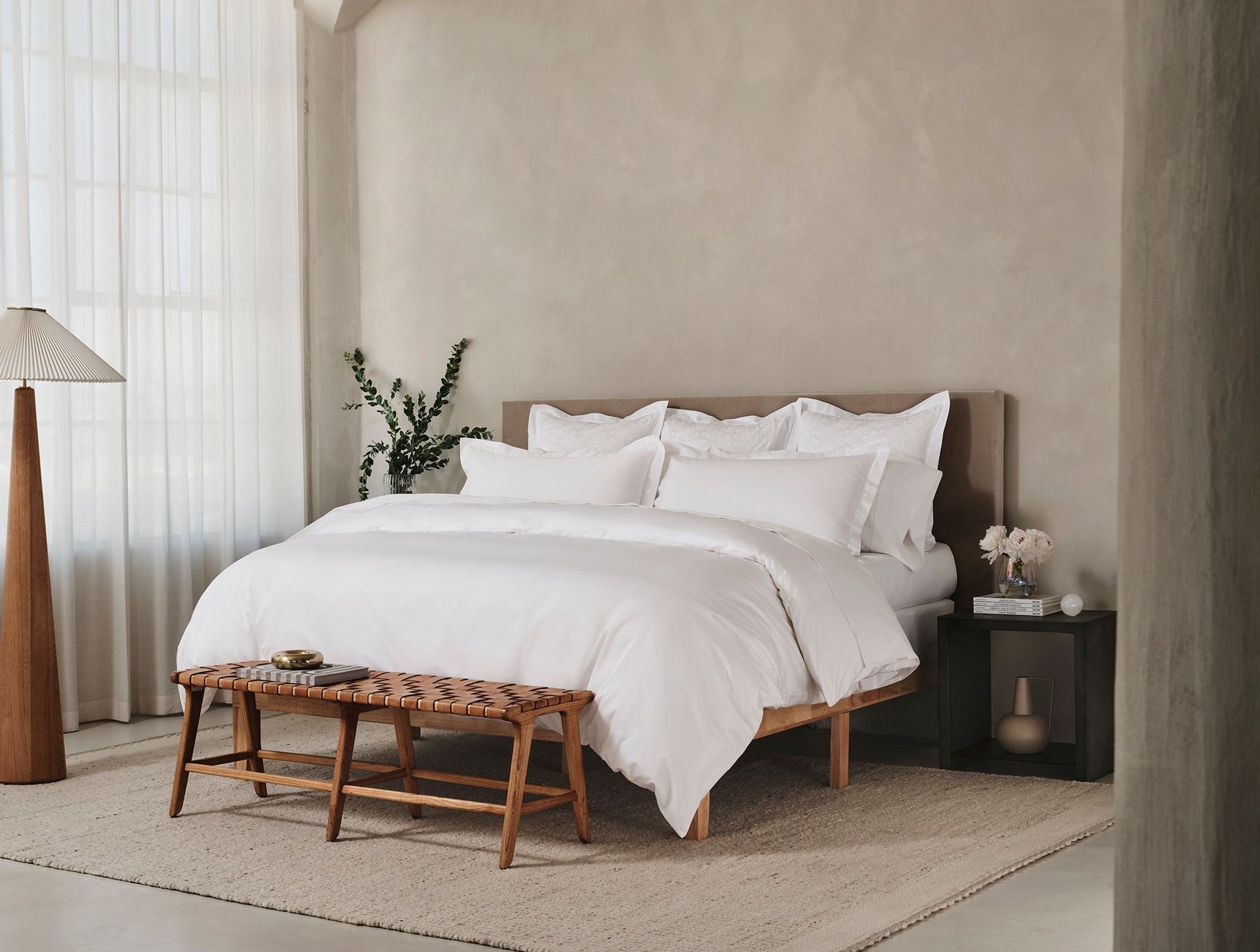 Heirloom Organic Sateen Duvet Cover - Coyuchi | Alpine White