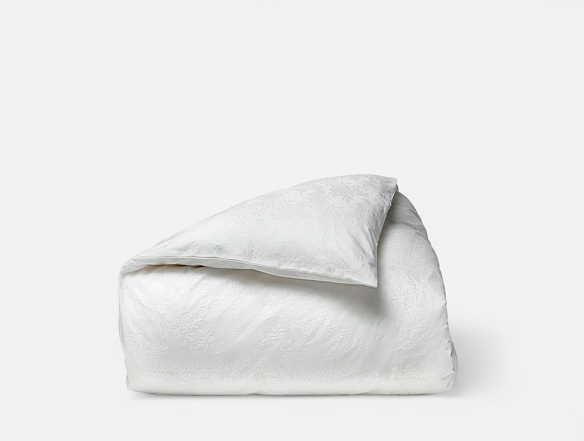 Heirloom Organic Sateen Jacquard Duvet Cover