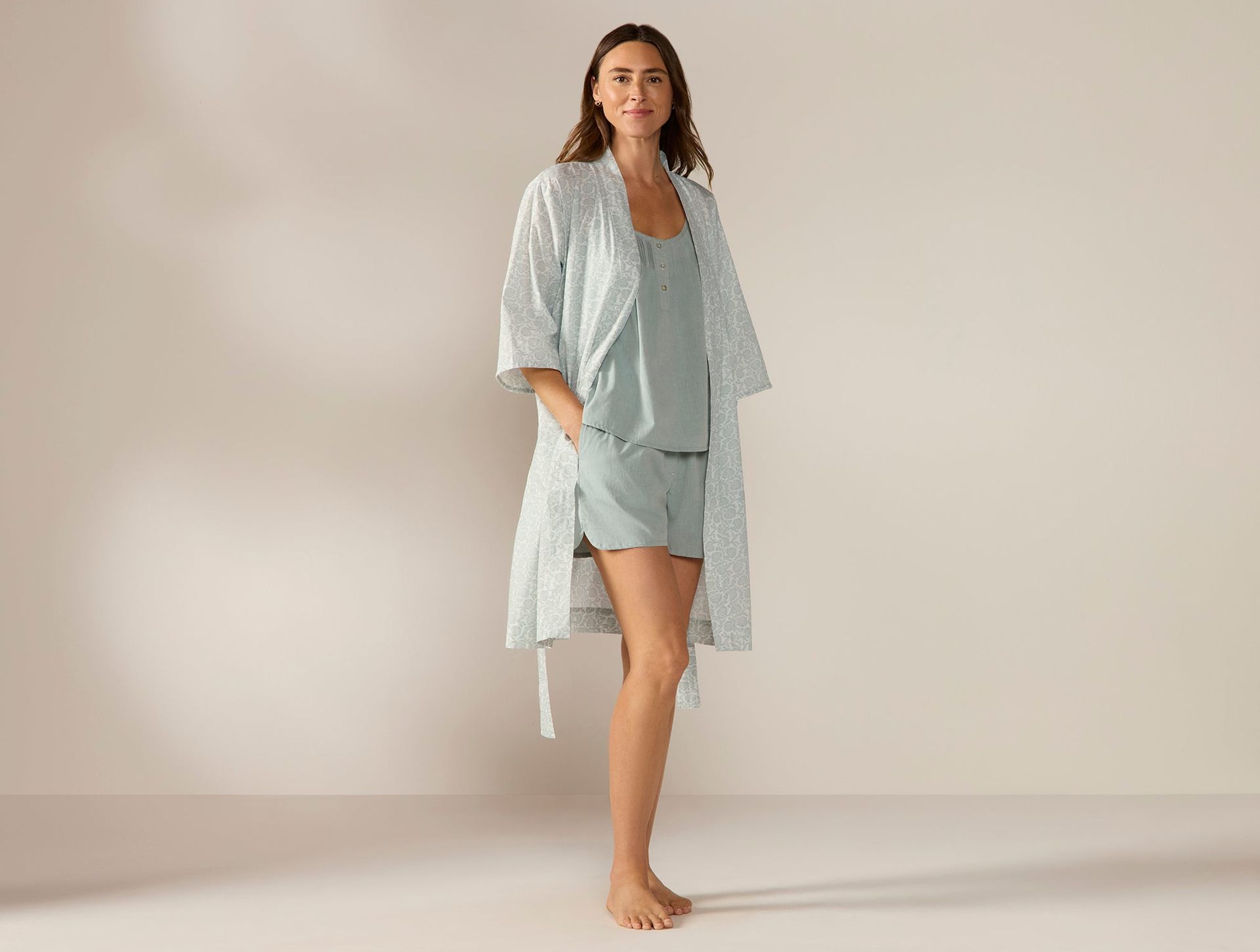 Women's Isla Organic Cotton Robe - Coyuchi | Dew Robles
