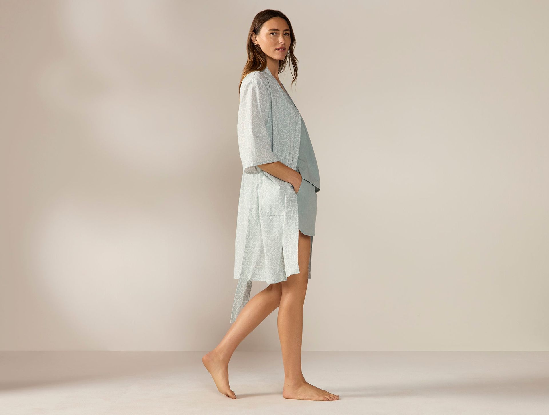 Women's Isla Organic Cotton Robe - Coyuchi | Dew Robles