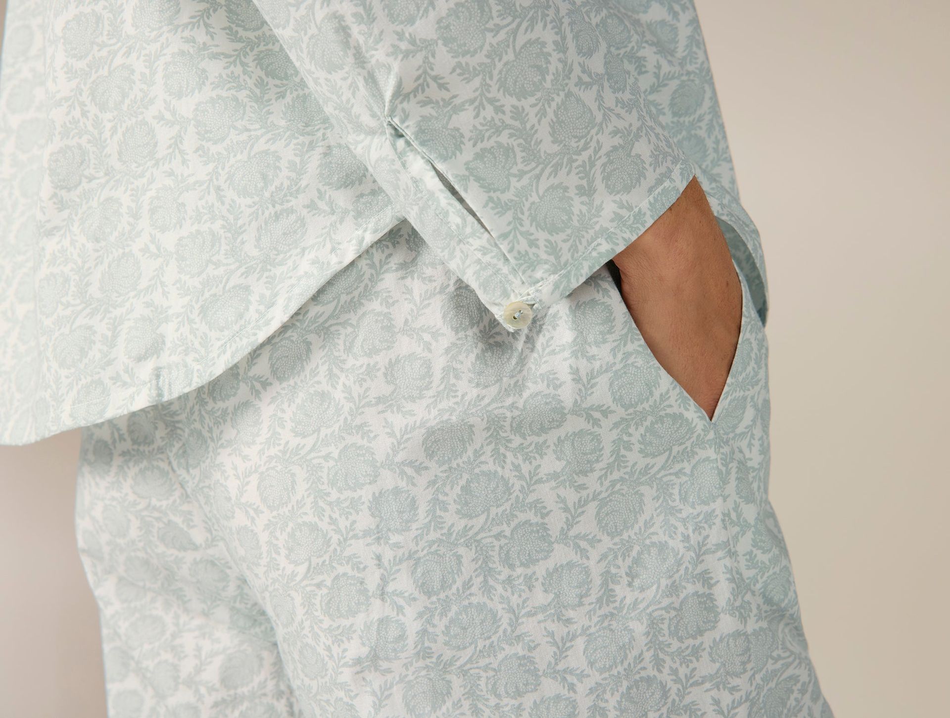 Women's Isla Organic Cotton Long Sleeve Pajama Set - Coyuchi | Dew Robles