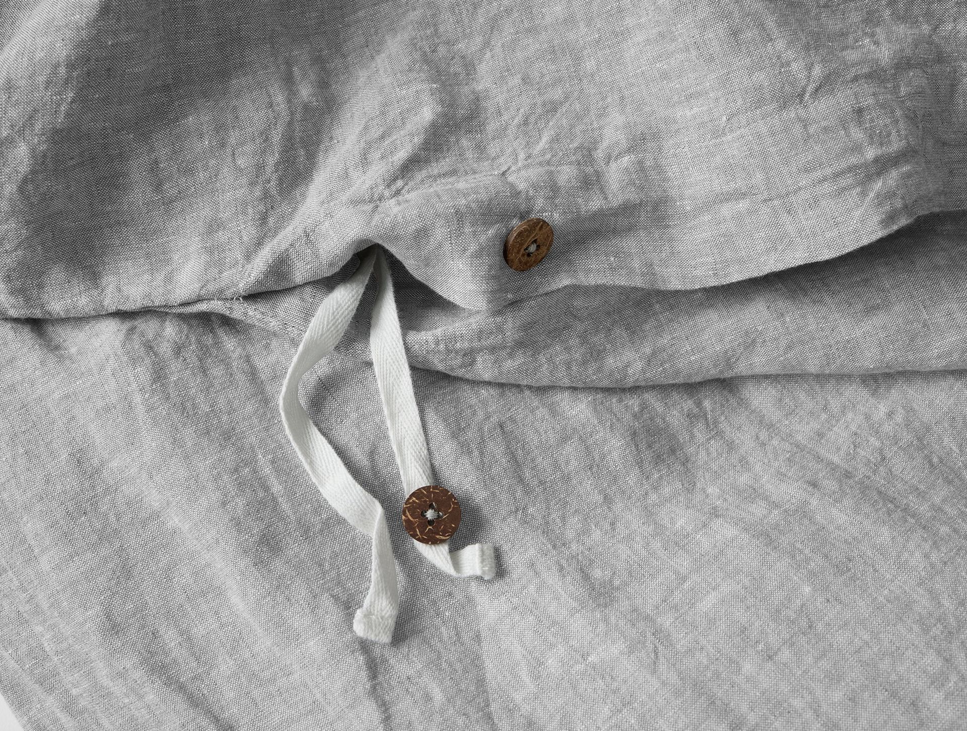 Organic Relaxed Linen Duvet Cover - Coyuchi | Slate Chambray