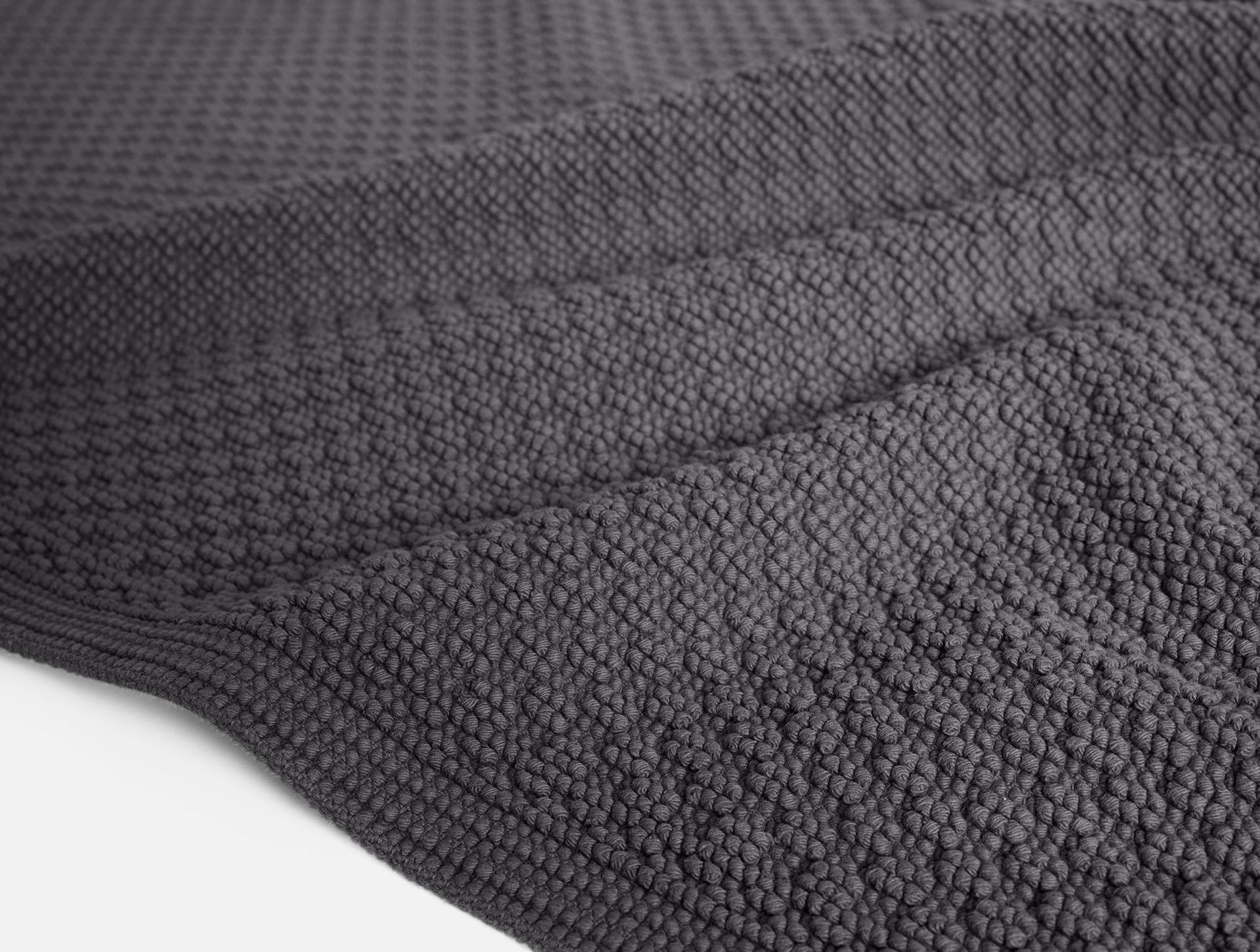 Moonstone Organic Bath Rug - Coyuchi | Slate