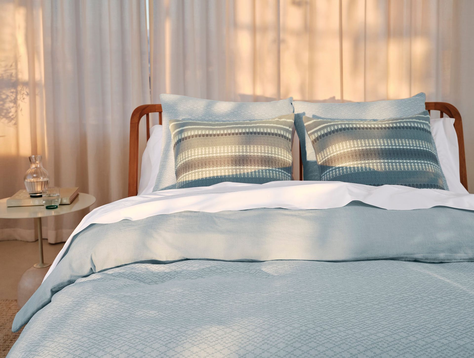 Capitola Organic Duvet Cover - Coyuchi | Dew