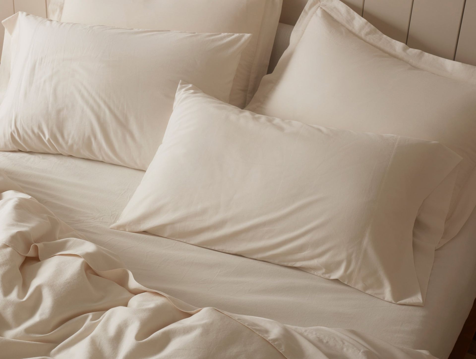 Classic Organic Sateen Sheet Set - Coyuchi | Undyed