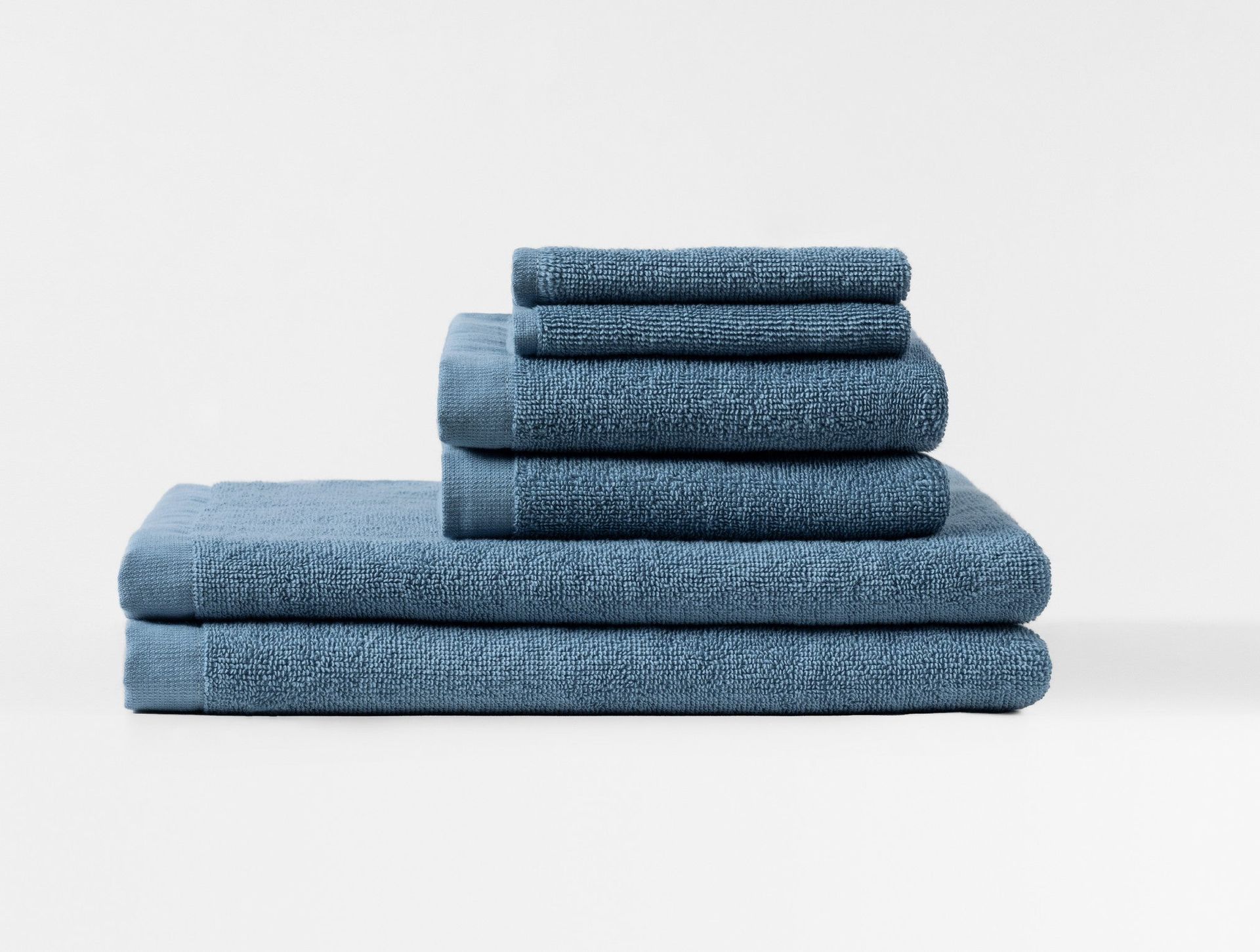 Classic Organic Towels - Set of 6 - Coyuchi | Cerulean