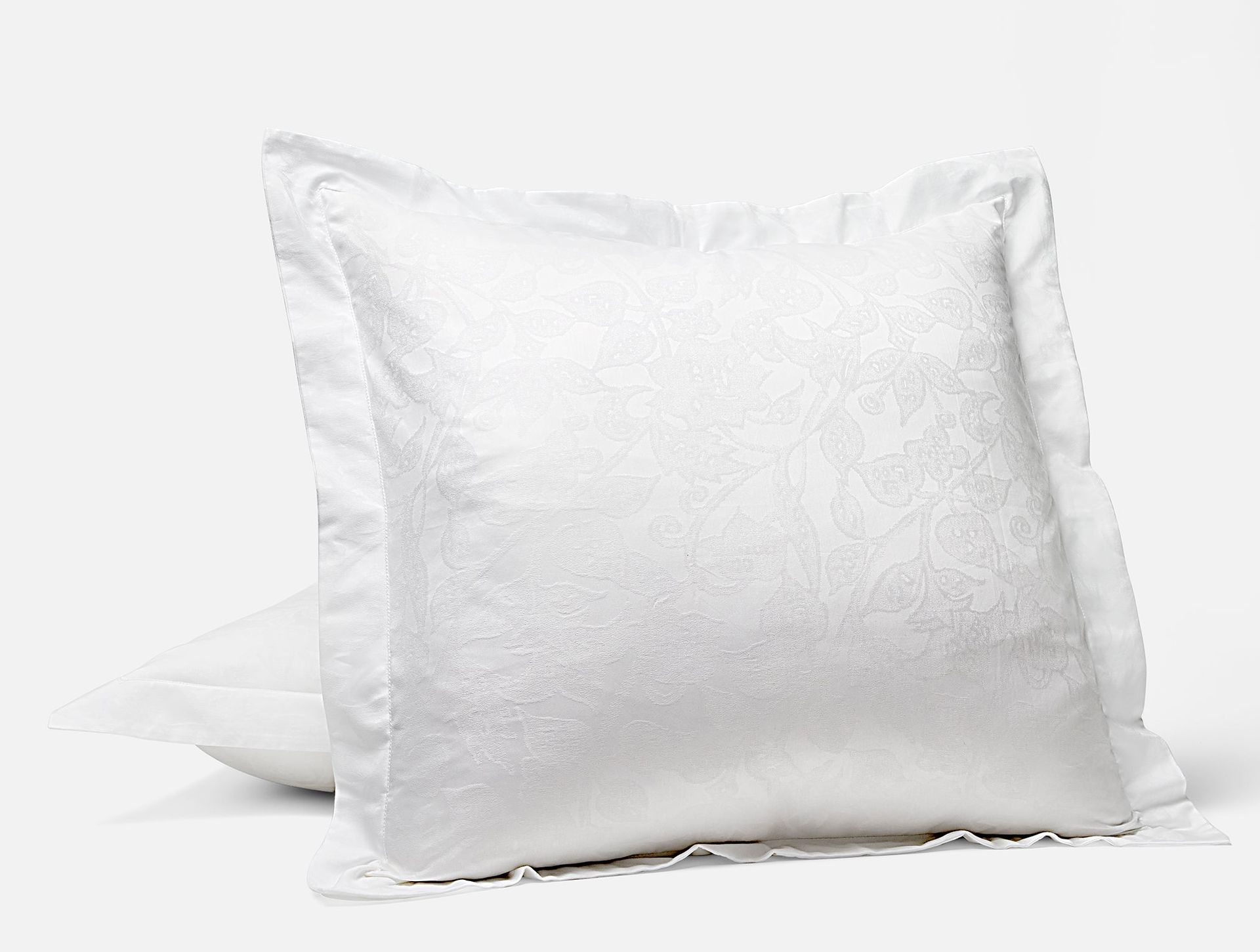 Heritage Organic Jacquard Sham - Coyuchi | Alpine White
