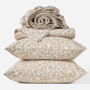 Organic Print Percale Sheet Set