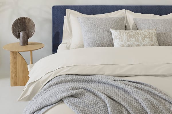 Cloud Soft Organic Sateen Duvet Cover | Stone