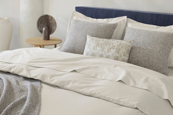 Cloud Soft Organic Sateen Duvet Cover | Stone