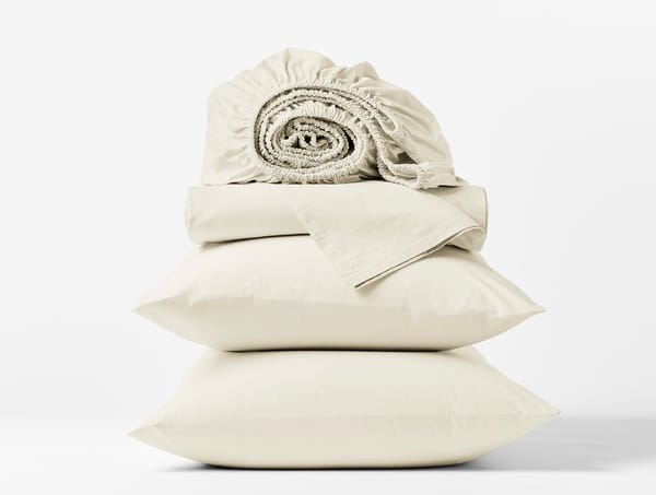 300 Thread Count Organic Percale Sheet Set - Coyuchi | Undyed
