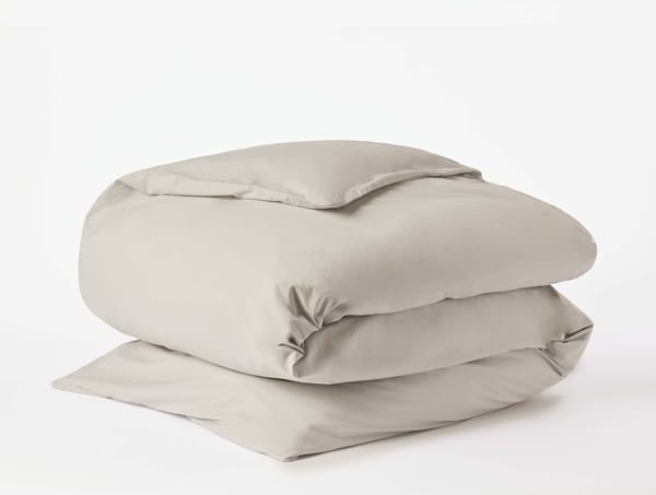 Refined Organic Percale Duvet Cover - Image 9