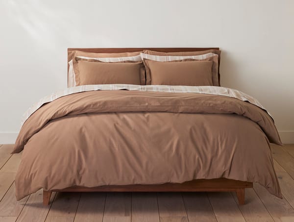 Cloud Brushed™ Organic Flannel Duvet Cover | Heartwood