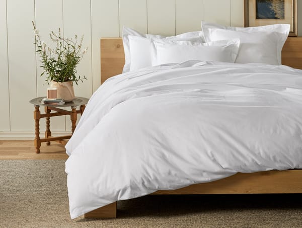 Cloud Brushed™ Organic Flannel Sheets | Alpine White