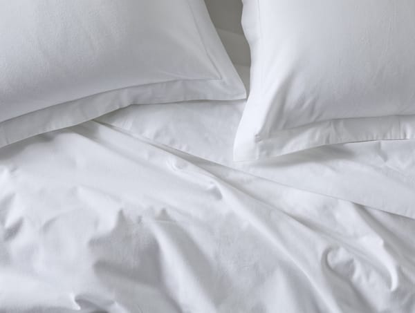 Cloud Brushed™ Organic Flannel Duvet Cover | Alpine White