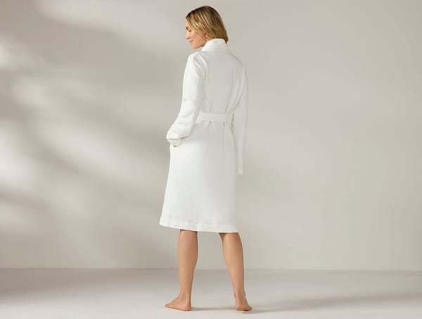 Women's Adriatic Organic Robe | Alpine White