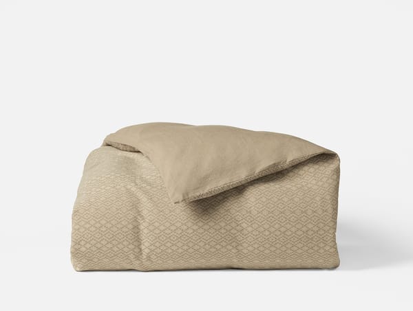 Capitola Organic Duvet Cover | Walnut