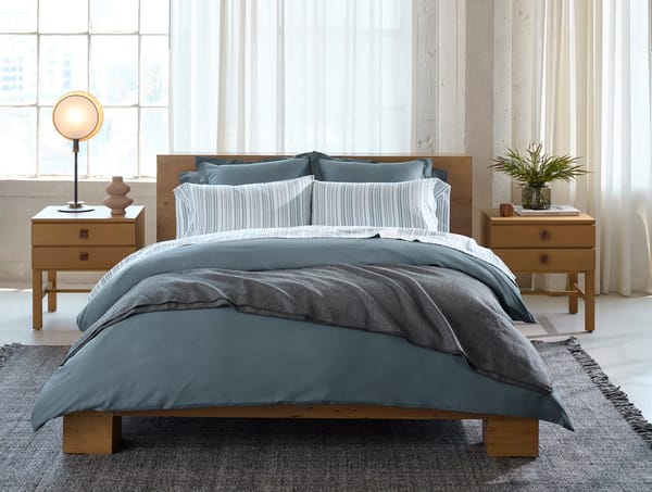Cloud Soft Organic Sateen Duvet Cover | Gulf
