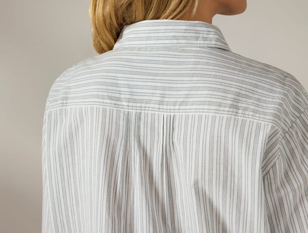 Women's Isla Organic Cotton Long Sleeve Pajama Set | Sage w/Gulf