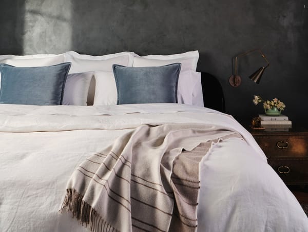 Lima Reversible Alpaca Throw | Ivory/Camel